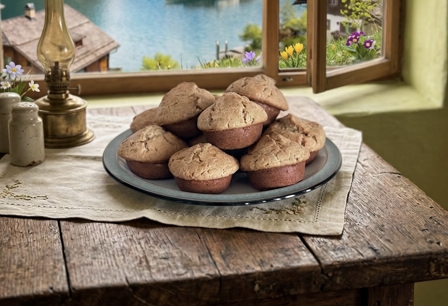 Good Friday Scones (shown baked with the optional muffin tray style instead of using the more traditional triangular form)