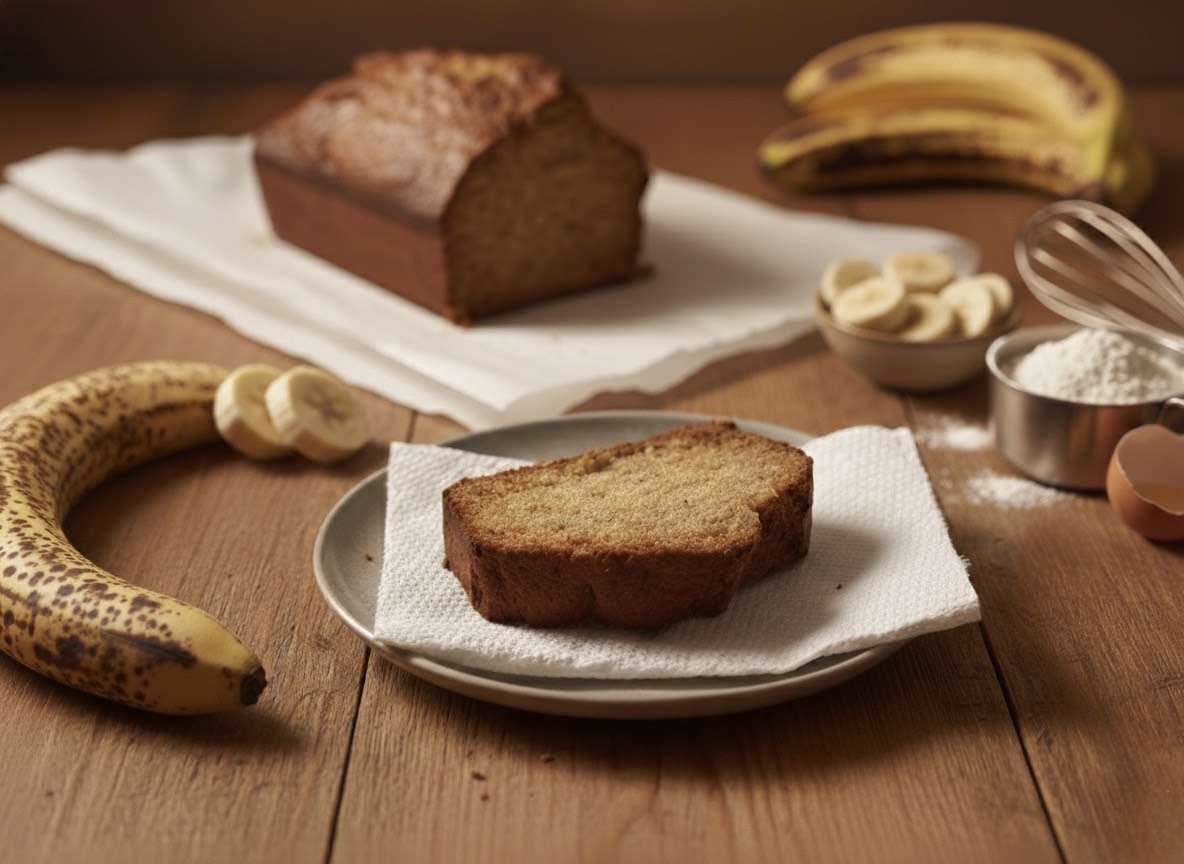 A loaf of banana bread